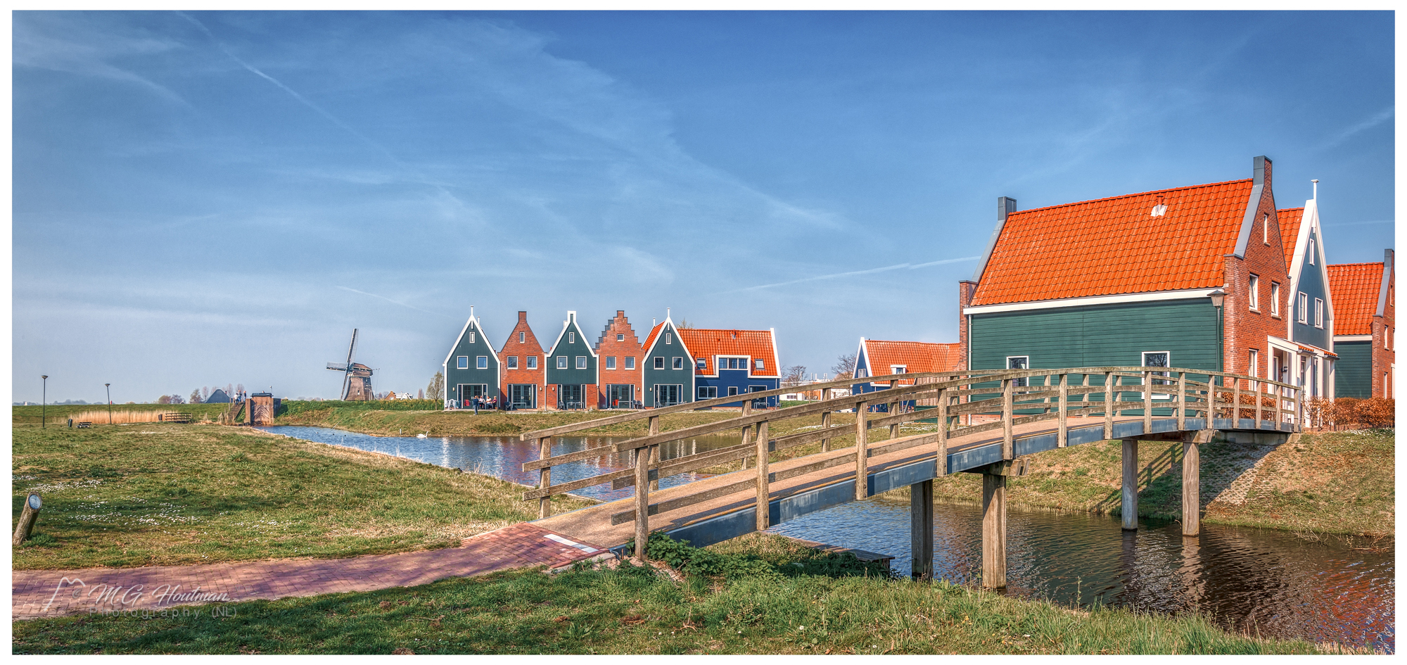 Nice houses in Volendam