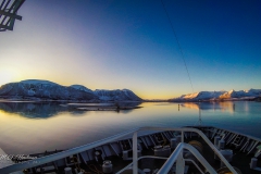 Risøyhamn op het eiland Andøya